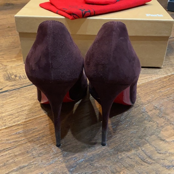 Christian Louboutin Pigalle Follies Suede 37.5 - Picture 2 of 10